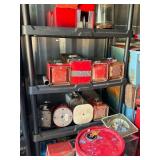 Vintage Red Industrial Electrical Housings