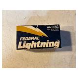 Federal Lightning .22 Long Rifle Ammunition Box