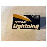 Federal Lightning .22 Long Rifle Ammunition Box