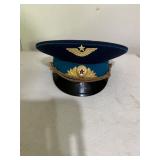 Soviet-era Military Uniform Hat with Insignia