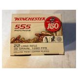 Winchester 555 Rounds .22 LR Ammo
