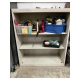 Metal Storage Cabinet with Contents