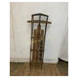 Wood and Metal Flexible Flyer Sled