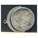 1887 Morgan Silver Dollar Pendant Coin