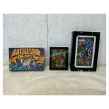 Marvel-Themed Artwork and Hasbro Battleship Game S