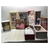 10 Dolls in Original Boxes