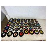 69 Vintage 45 RPM Vinyl Records