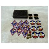 Army ROTC Insignia and Decorative Box