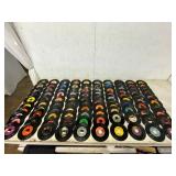 100 Assorted 45 RPM Vinyl Records