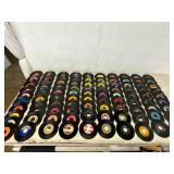100 Vintage 45 RPM Records