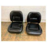Black Vinyl Automotive Bucket Seats