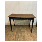 Rectangular Wooden Table with Tapered Legs