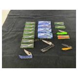 14 Folding Knives in Assorted Styles