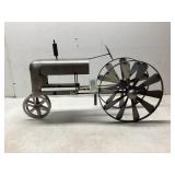 Metal Model Tractor With Oversized Wheels