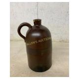 Brown Stoneware Jug with Handle