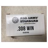 Red Army Standard .308 Win 150 GR FMJ Ammunition