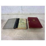 Two Postage Stamp Albums with Assorted Stamps