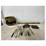 Tools with Bucket Organizer and Accessories