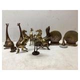 Metal Animal Figurines and Bookends