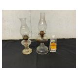 Glass Kerosene Oil Lamps with Fuel