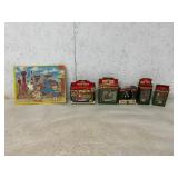 Coca-Cola Collectibles and Vintage Toy Puzzle