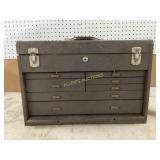 Metal Tool Chest with Tools and Drawers