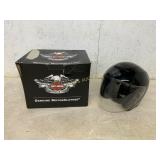 Harley-Davidson Black Open-Face Helmet with Box