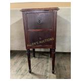 Two-Drawer Wooden Side Table