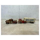 Vintage Tonka and Nylint Toy Trucks with Walmart T