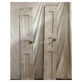 Painted Wooden Doors with Hardware