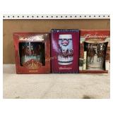 Budweiser Holiday Stein Collection 2005-2009