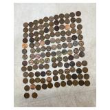 Approximately 134 Copper Coins