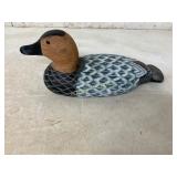 Hand-Painted Wooden Duck Decoy