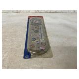 Pepsi-Cola Metal Thermometer with Retro Logos