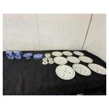 19-Pieces of Blue and White Porcelain