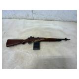 Toy Rifle with Brown Stock and Black Details