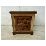 Wooden Storage Box With ï¿½Homestead Pantry Goodsï¿½ D
