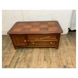 Wooden Coffee Table With Storage Features