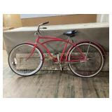 Huffy Girls Tan Fantasy Red Bicycle