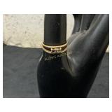 10 KT Gold Ring with Stones