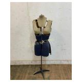 Adjustable Female Dress Form with Metal Base