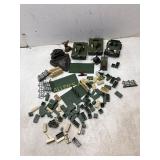 Military-Themed Building Block Set with Accessorie