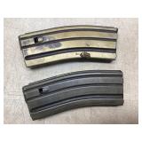 Two Aluminum Rifle Magazines, 20-Round Capacity