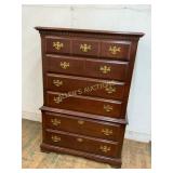 Mahogany Two-Piece Highboy Chest