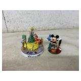 1996 Christmas Figurines Featuring Disney Designs
