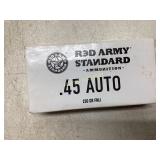 Red Army Standard .45 Auto 230 GR FMJ Ammunition