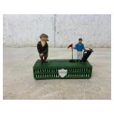 Mechanical Golfer Tin Toy with Moving Parts