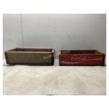 Wooden Crates Including Coca-Cola Branded