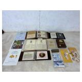 Philatelic Collection with Gold-Replicas and Loose