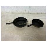 2 Cast Iron Skillets